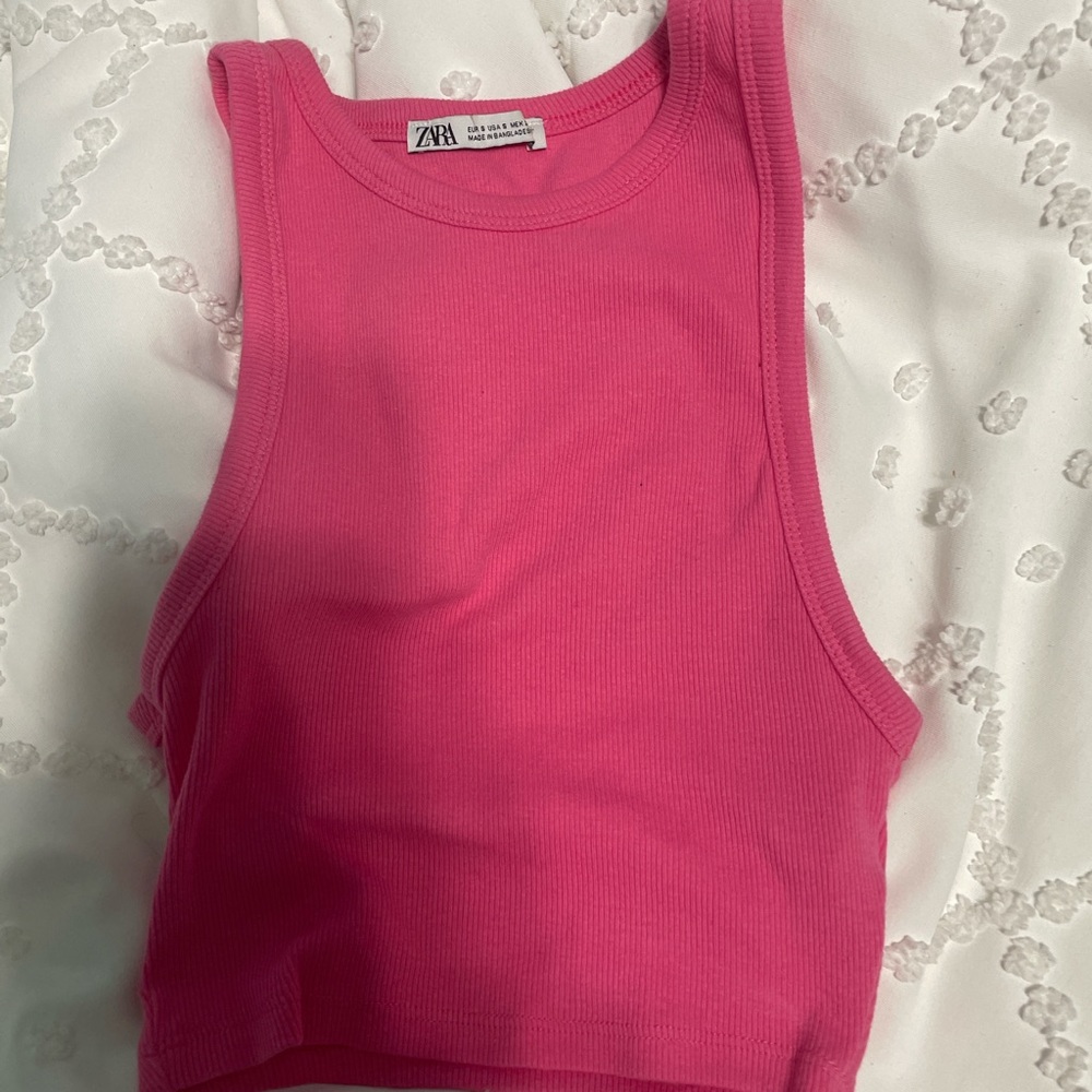 Zara Cropped Tank Top